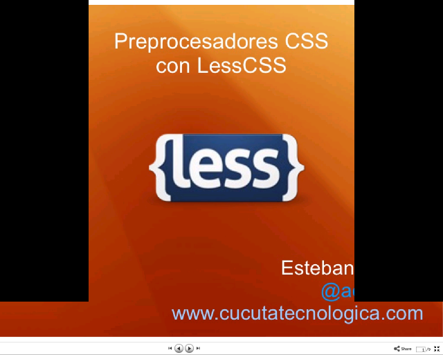 Pre procesadores CSS (LESS)